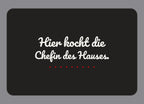 Display-Abdeckung passend für Thermomix TM7 – Hier kocht die Chefin des Hauses. | mehrfarbig, Wunschfarbe möglich