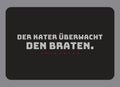 Display-Abdeckung passend für Thermomix TM7 – Der Kater überwacht den Braten. | mehrfarbig, Wunschfarbe möglich