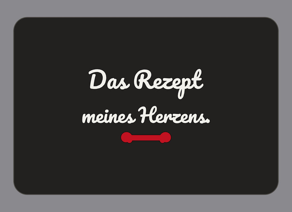 Display-Abdeckung passend für Thermomix TM7 – Das Rezept meines Herzens. | mehrfarbig, Wunschfarbe möglich