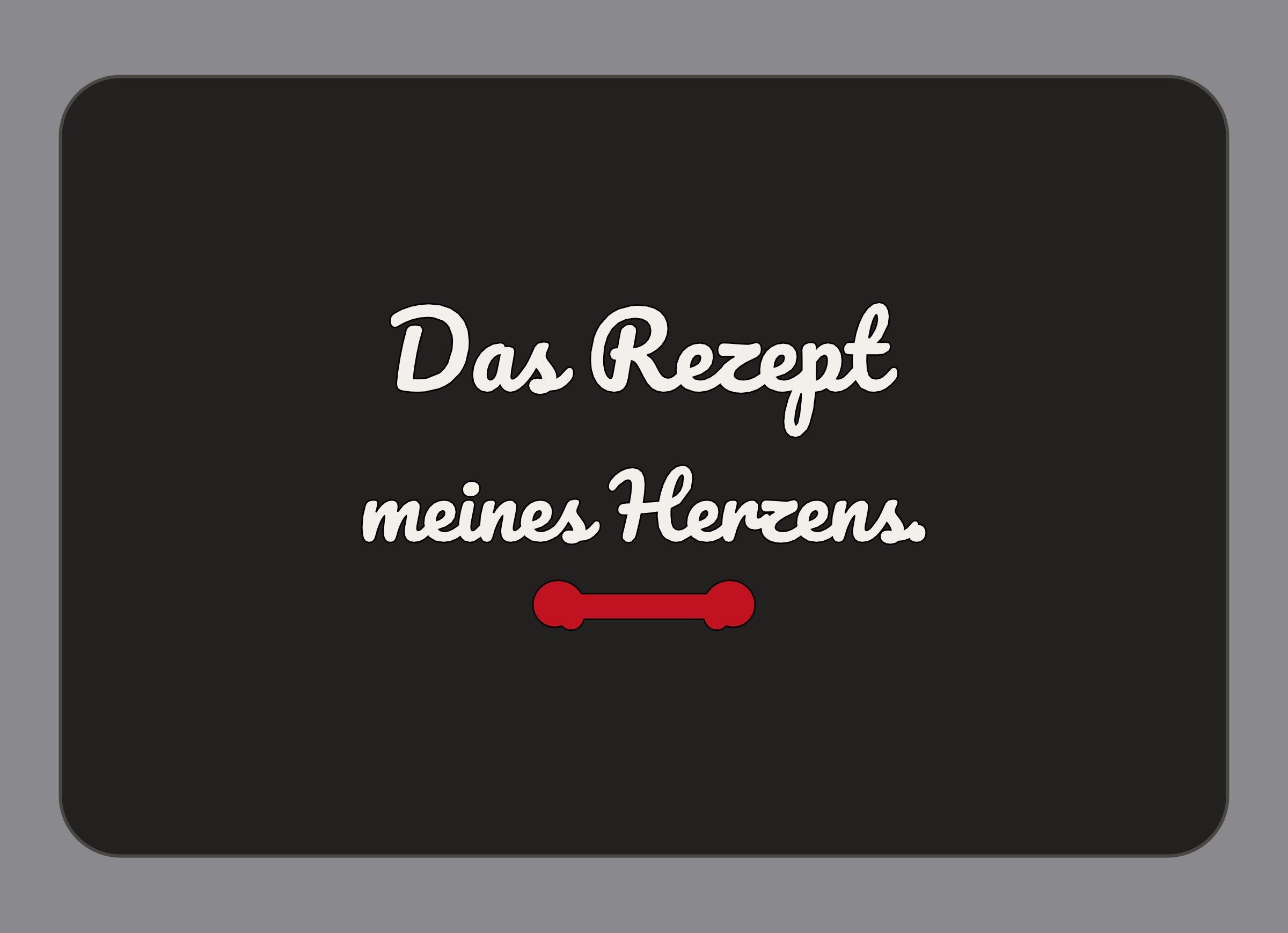 Display-Abdeckung passend für Thermomix TM7 – Das Rezept meines Herzens. | mehrfarbig, Wunschfarbe möglich