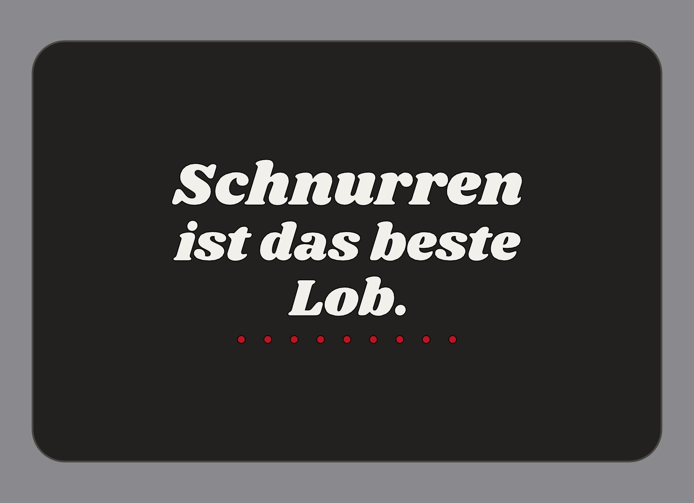 Display-Abdeckung passend für Thermomix TM7 – Schnurren ist das beste Lob. | mehrfarbig, Wunschfarbe möglich