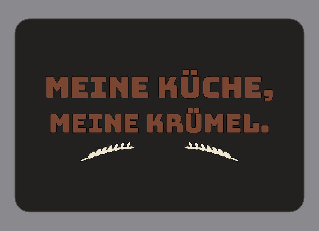 Display-Abdeckung passend für Thermomix TM7 – Meine Küche, meine Krümel. | mehrfarbig, Wunschfarbe möglich