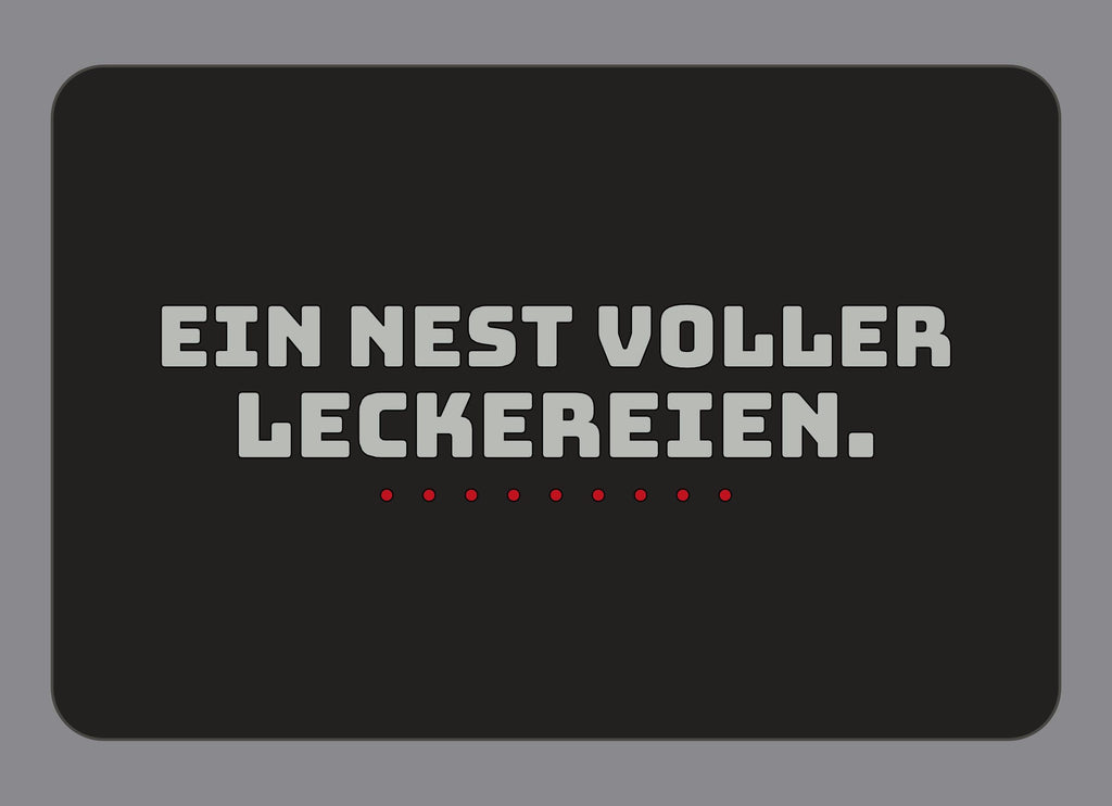 Display-Abdeckung passend für Thermomix TM7 – Ein Nest voller Leckereien. | mehrfarbig, Wunschfarbe möglich