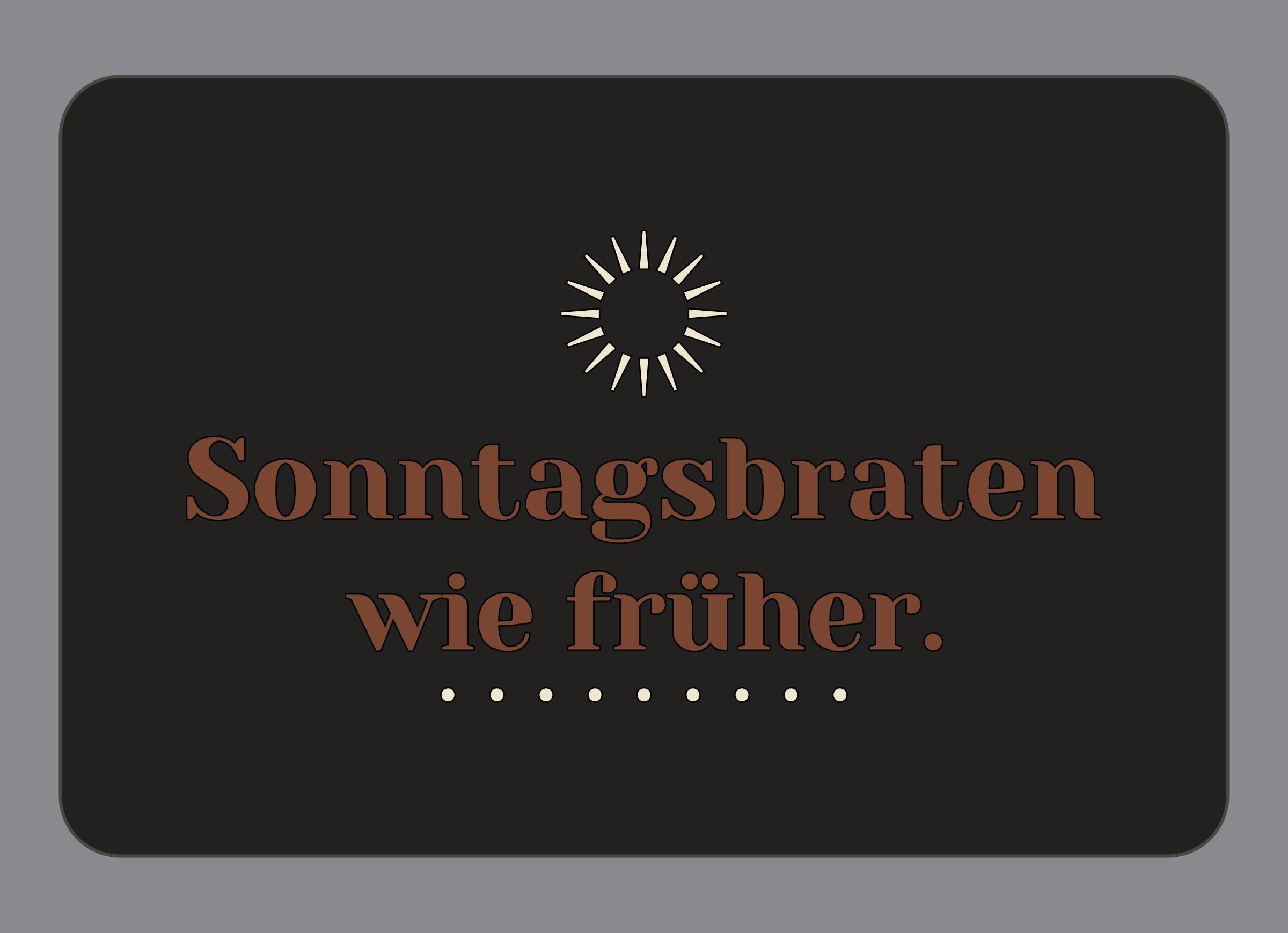 Display-Abdeckung passend für Thermomix TM7 – Sonntagsbraten wie früher. | mehrfarbig, Wunschfarbe möglich