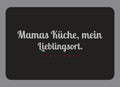 Display-Abdeckung passend für Thermomix TM7 – Mamas Küche, mein Lieblingsort. | mehrfarbig, Wunschfarbe möglich