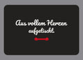 Display-Abdeckung passend für Thermomix TM7 – Aus vollem Herzen aufgetischt. | mehrfarbig, Wunschfarbe möglich