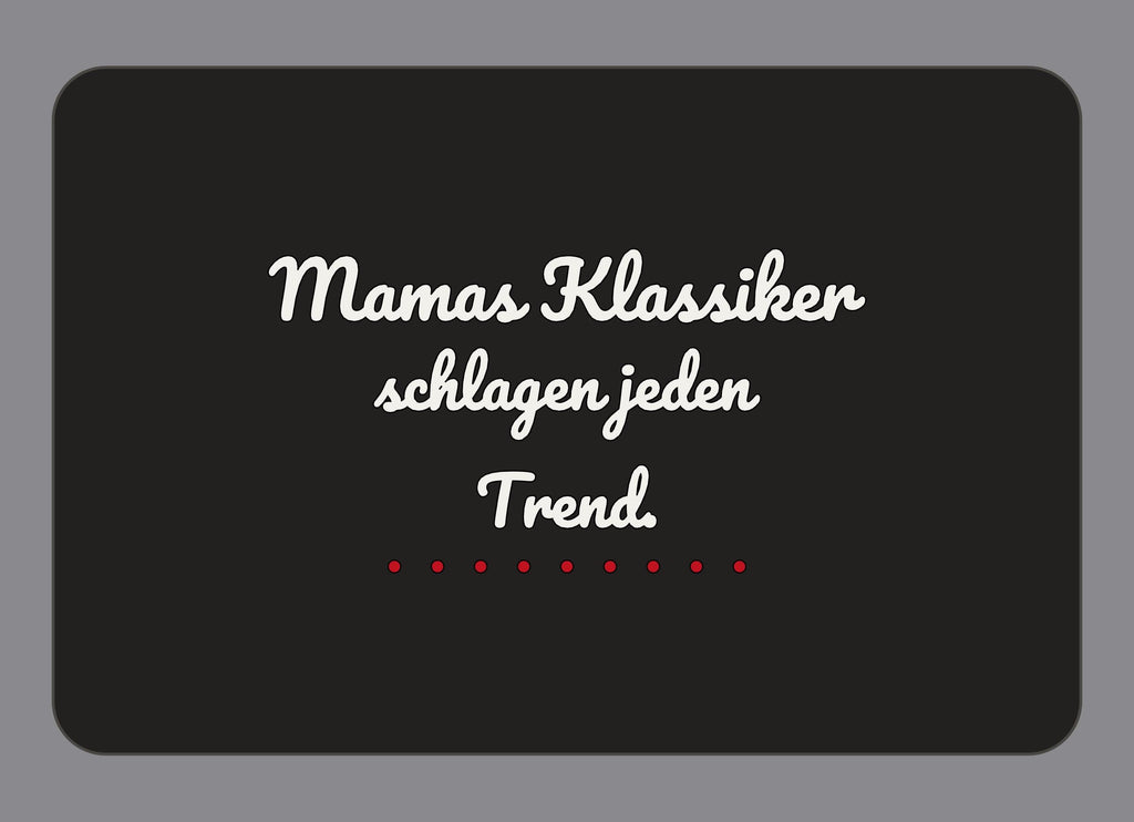 Display-Abdeckung passend für Thermomix TM7 – Mamas Klassiker schlagen jeden Trend. | mehrfarbig, Wunschfarbe möglich