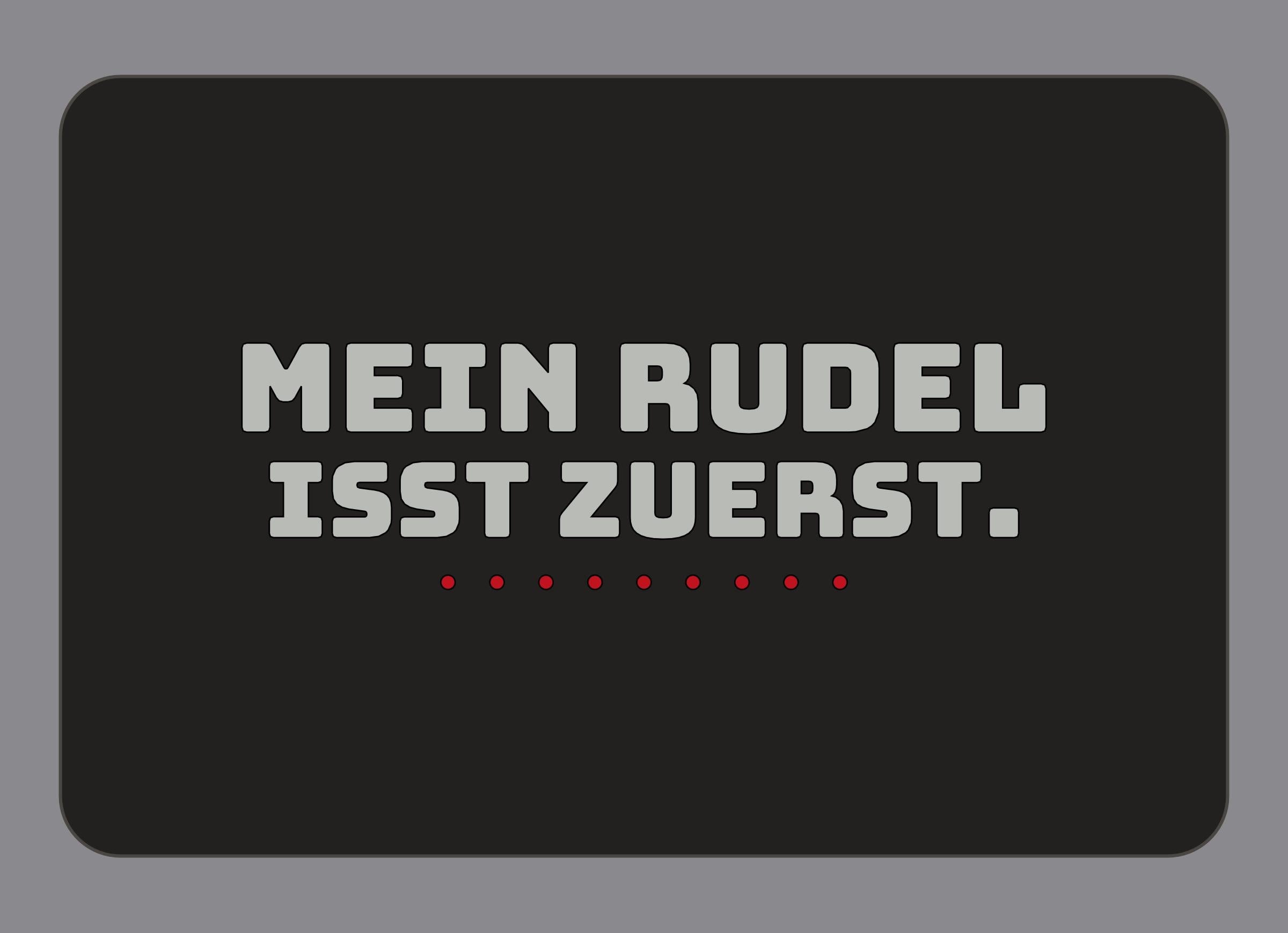Display-Abdeckung passend für Thermomix TM7 – Mein Rudel isst zuerst. | mehrfarbig, Wunschfarbe möglich