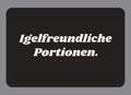 Display-Abdeckung passend für Thermomix TM7 – Igelfreundliche Portionen. | mehrfarbig, Wunschfarbe möglich