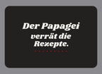 Display-Abdeckung passend für Thermomix TM7 – Der Papagei verrät die Rezepte. | mehrfarbig, Wunschfarbe möglich