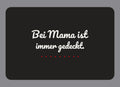 Display-Abdeckung passend für Thermomix TM7 – Bei Mama ist immer gedeckt. | mehrfarbig, Wunschfarbe möglich
