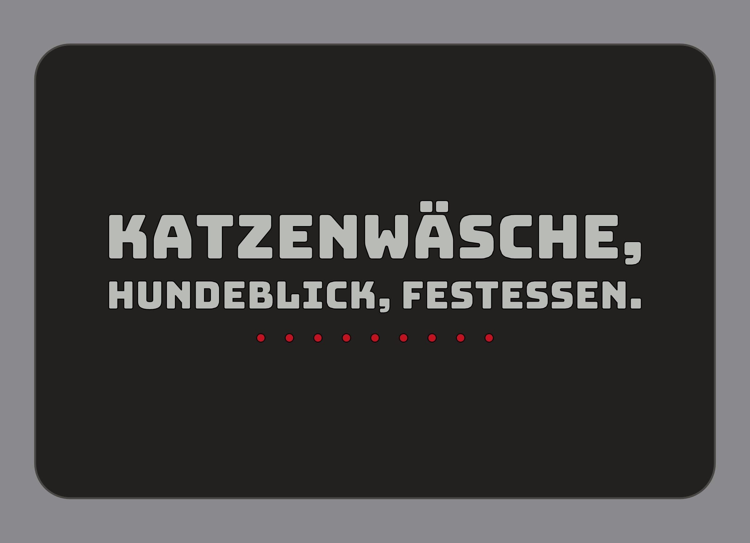 Display-Abdeckung passend für Thermomix TM7 – Katzenwäsche, Hundeblick, Festessen. | mehrfarbig, Wunschfarbe möglich