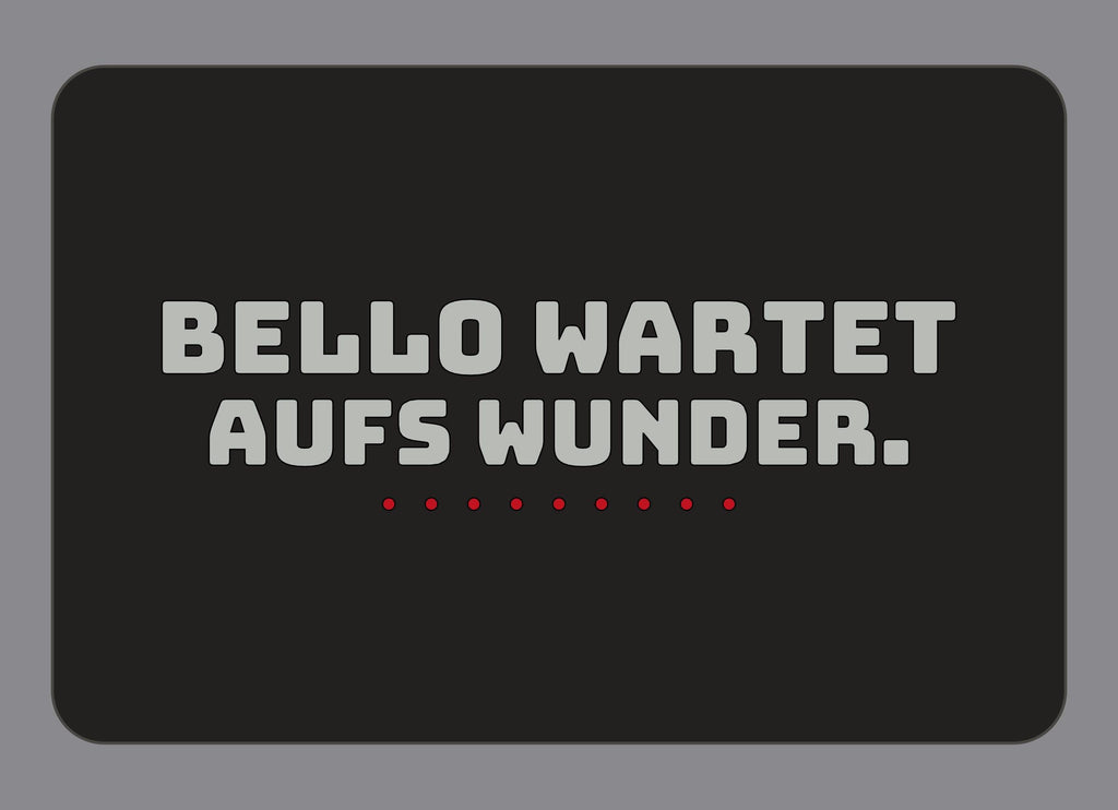 Display-Abdeckung passend für Thermomix TM7 – Bello wartet aufs Wunder. | mehrfarbig, Wunschfarbe möglich
