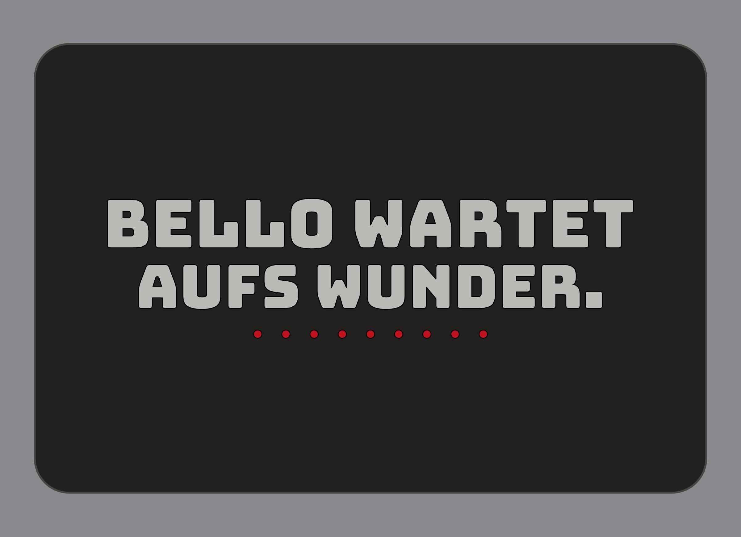 Display-Abdeckung passend für Thermomix TM7 – Bello wartet aufs Wunder. | mehrfarbig, Wunschfarbe möglich