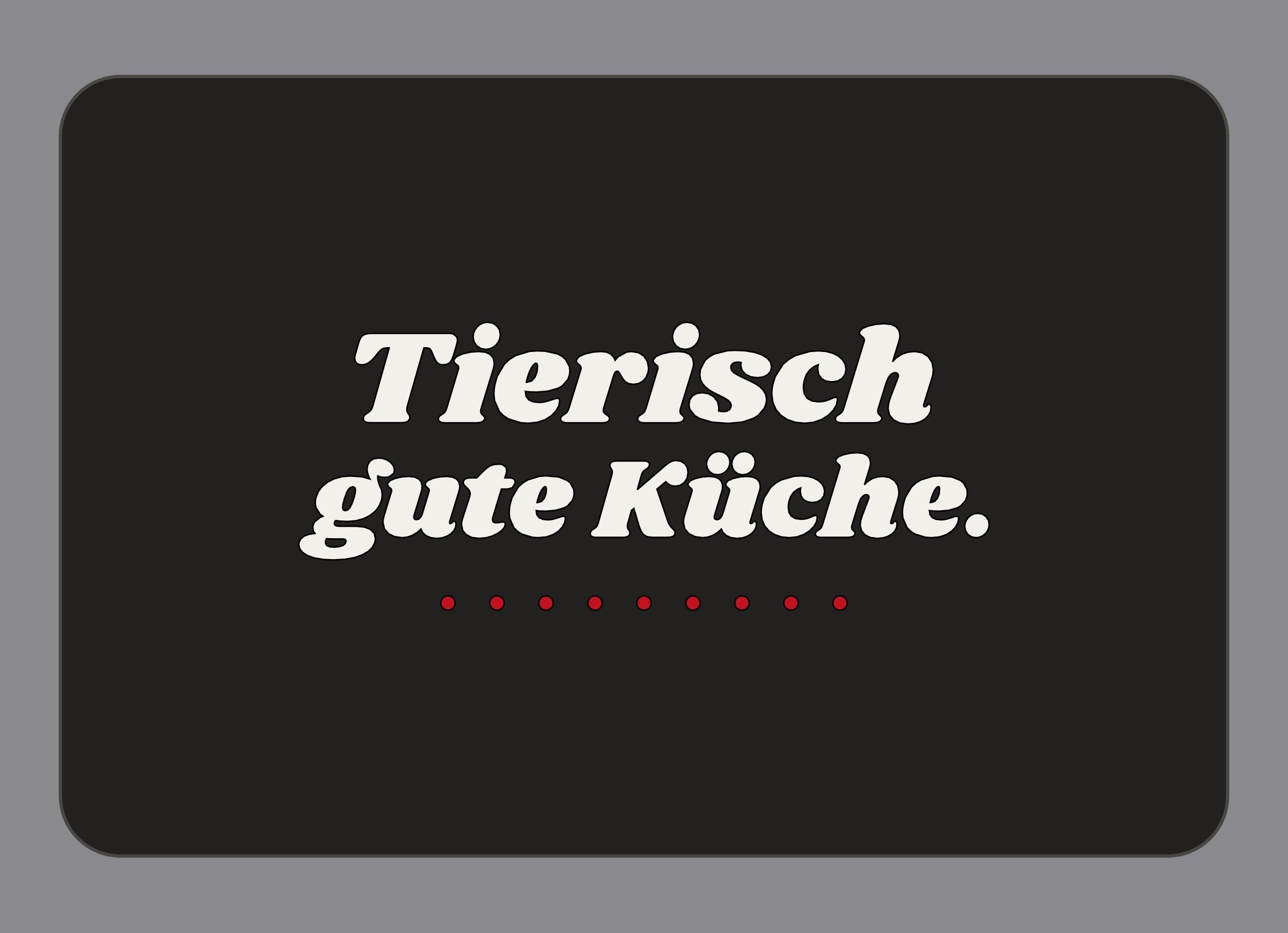 Display-Abdeckung passend für Thermomix TM7 – Tierisch gute Küche. | mehrfarbig, Wunschfarbe möglich
