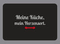 Display-Abdeckung passend für Thermomix TM7 – Meine Küche, mein Herzensort. | mehrfarbig, Wunschfarbe möglich