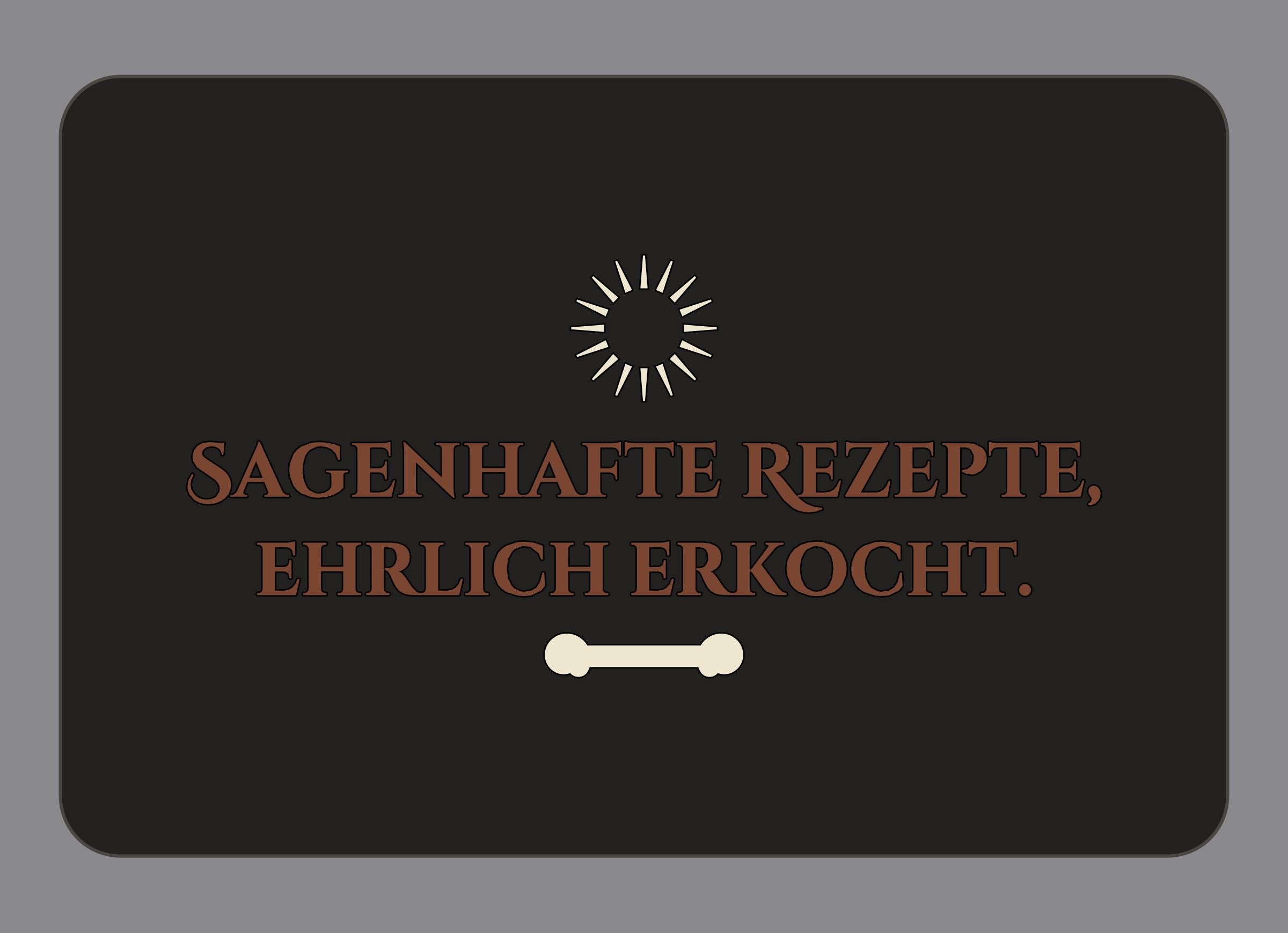 Display-Abdeckung passend für Thermomix TM7 – Sagenhafte Rezepte, ehrlich erkocht. | mehrfarbig, Wunschfarbe möglich