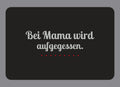 Display-Abdeckung passend für Thermomix TM7 – Bei Mama wird aufgegessen. | mehrfarbig, Wunschfarbe möglich