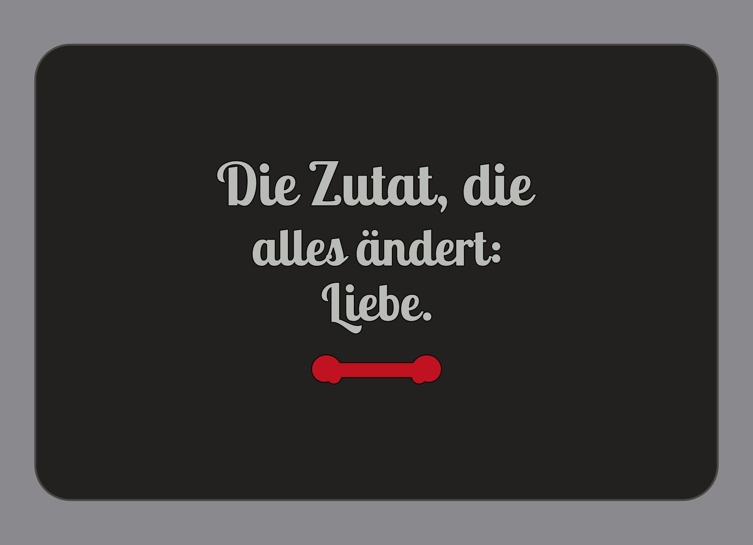 Display-Abdeckung passend für Thermomix TM7 – Die Zutat, die alles ändert: Liebe. | mehrfarbig, Wunschfarbe möglich