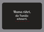 Display-Abdeckung passend für Thermomix TM7 – Mama rührt, die Familie schnurrt. | mehrfarbig, Wunschfarbe möglich