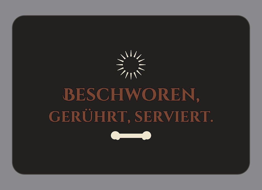 Display-Abdeckung passend für Thermomix TM7 – Beschworen, gerührt, serviert. | mehrfarbig, Wunschfarbe möglich