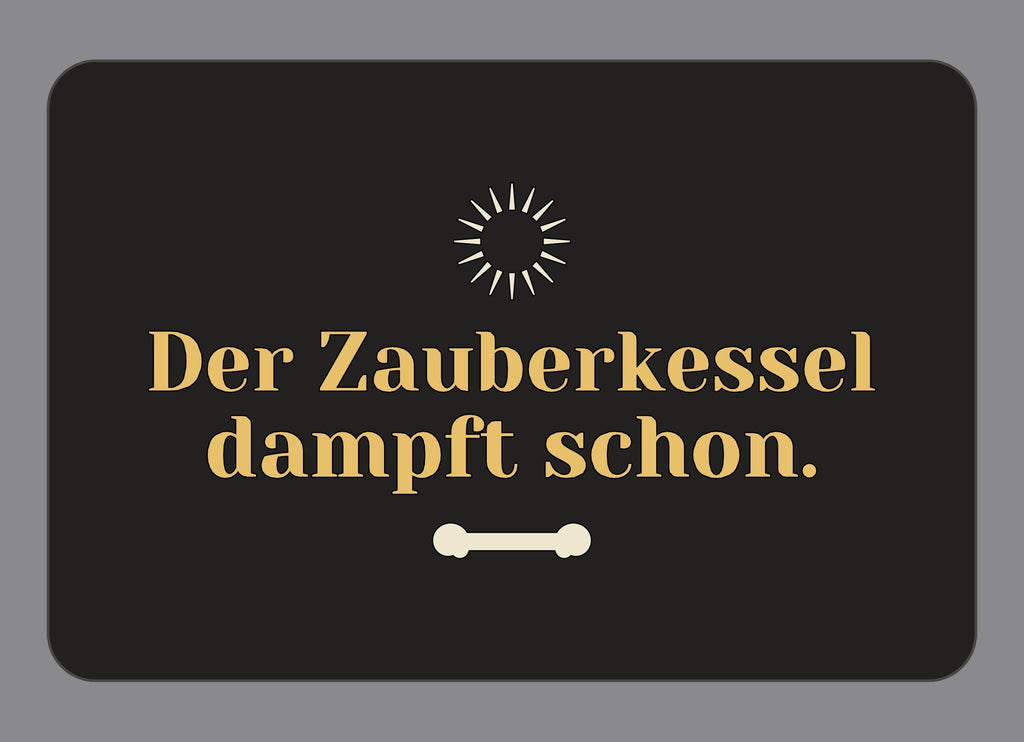 Display-Abdeckung passend für Thermomix TM7 – Der Zauberkessel dampft schon. | mehrfarbig, Wunschfarbe möglich