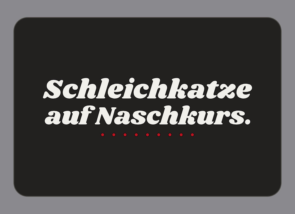 Display-Abdeckung passend für Thermomix TM7 – Schleichkatze auf Naschkurs. | mehrfarbig, Wunschfarbe möglich