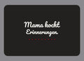 Display-Abdeckung passend für Thermomix TM7 – Mama kocht Erinnerungen. | mehrfarbig, Wunschfarbe möglich