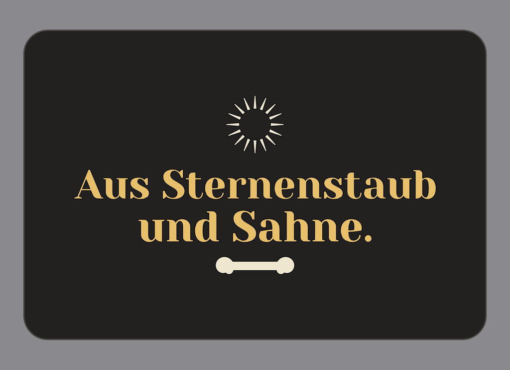 Display-Abdeckung passend für Thermomix TM7 – Aus Sternenstaub und Sahne. | mehrfarbig, Wunschfarbe möglich