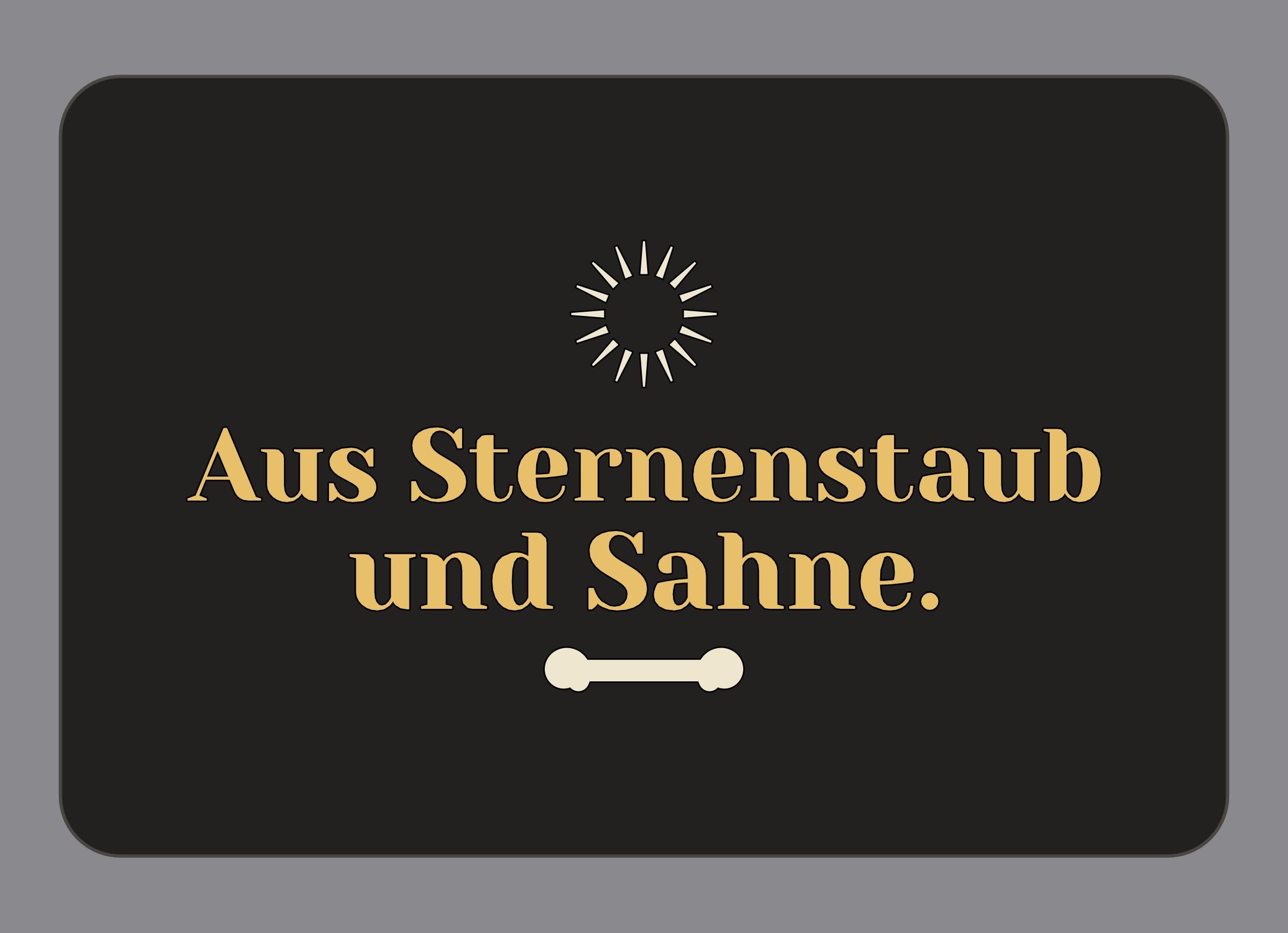 Display-Abdeckung passend für Thermomix TM7 – Aus Sternenstaub und Sahne. | mehrfarbig, Wunschfarbe möglich
