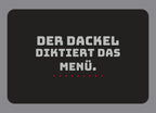 Display-Abdeckung passend für Thermomix TM7 – Der Dackel diktiert das Menü. | mehrfarbig, Wunschfarbe möglich