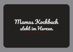 Display-Abdeckung passend für Thermomix TM7 – Mamas Kochbuch steht im Herzen. | mehrfarbig, Wunschfarbe möglich