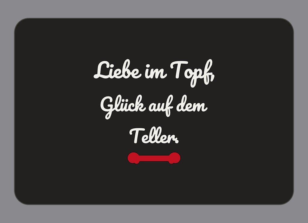 Display-Abdeckung passend für Thermomix TM7 – Liebe im Topf, Glück auf dem Teller. | mehrfarbig, Wunschfarbe möglich