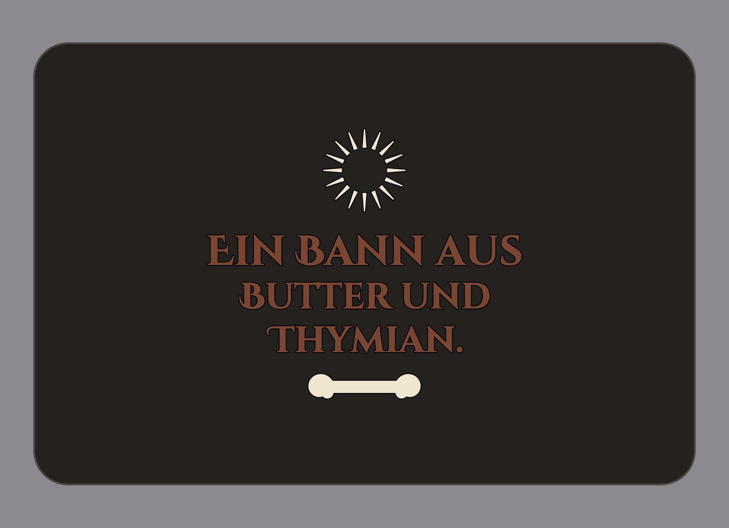 Display-Abdeckung passend für Thermomix TM7 – Ein Bann aus Butter und Thymian. | mehrfarbig, Wunschfarbe möglich