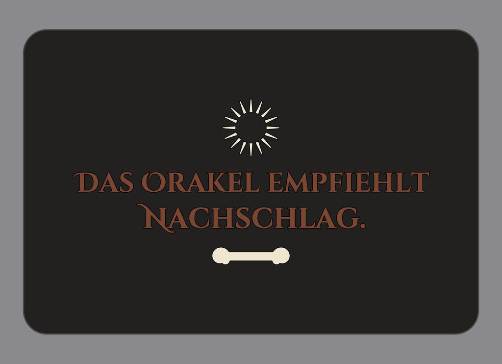 Display-Abdeckung passend für Thermomix TM7 – Das Orakel empfiehlt Nachschlag. | mehrfarbig, Wunschfarbe möglich