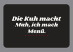 Display-Abdeckung passend für Thermomix TM7 – Die Kuh macht Muh, ich mach Menü. | mehrfarbig, Wunschfarbe möglich