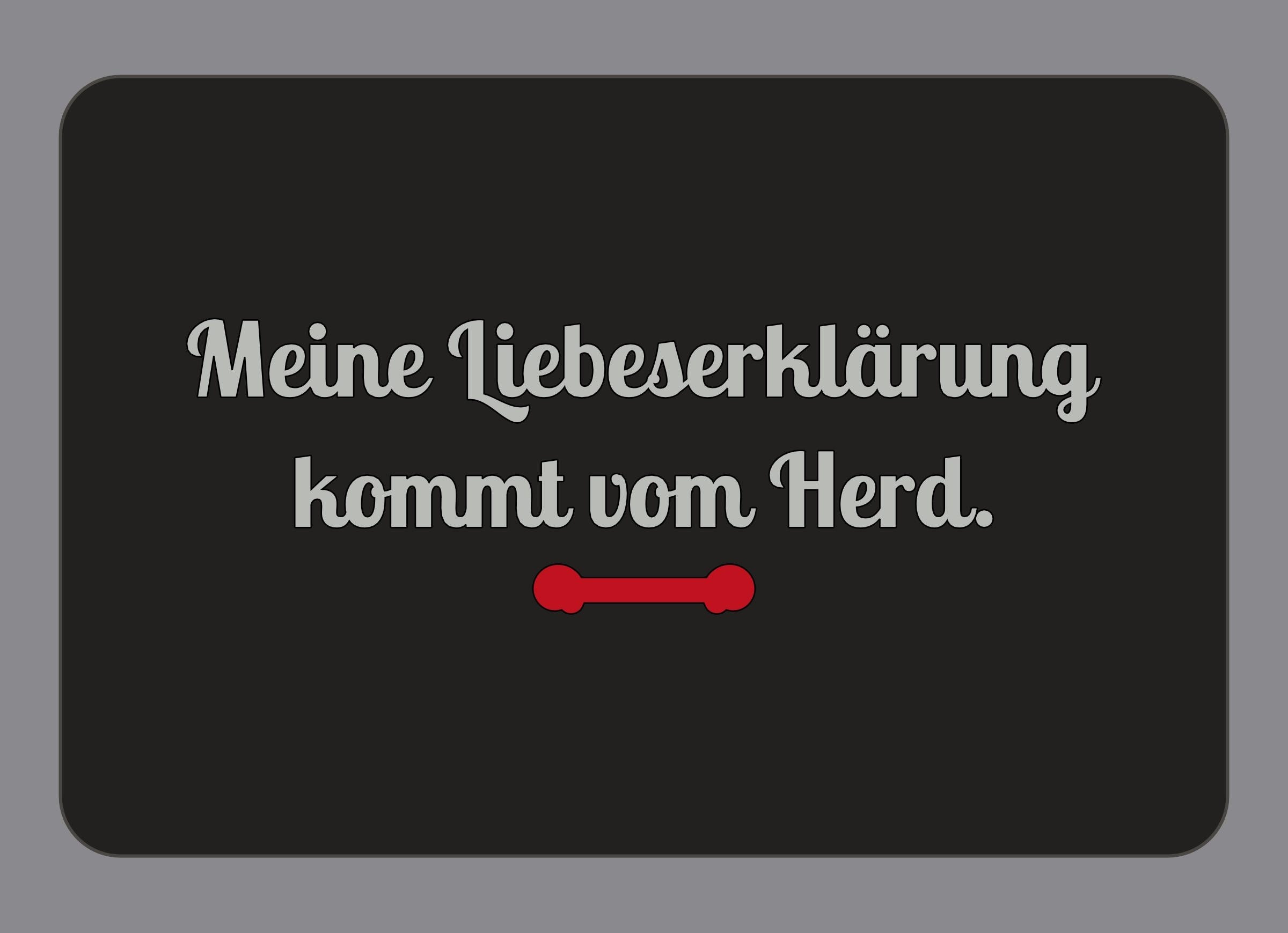 Display-Abdeckung passend für Thermomix TM7 – Meine Liebeserklärung kommt vom Herd. | mehrfarbig, Wunschfarbe möglich