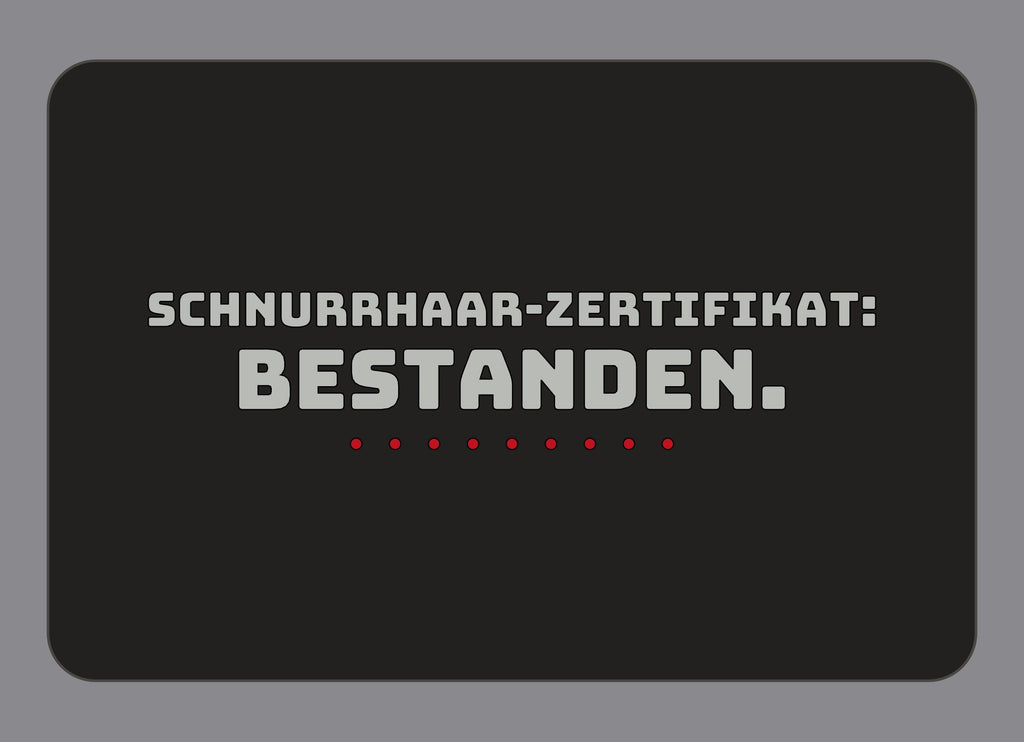 Display-Abdeckung passend für Thermomix TM7 – Schnurrhaar-Zertifikat: bestanden. | mehrfarbig, Wunschfarbe möglich