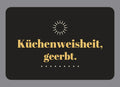 Display-Abdeckung passend für Thermomix TM7 – Küchenweisheit, geerbt. | mehrfarbig, Wunschfarbe möglich