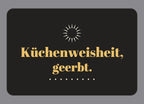 Display-Abdeckung passend für Thermomix TM7 – Küchenweisheit, geerbt. | mehrfarbig, Wunschfarbe möglich