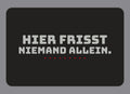 Display-Abdeckung passend für Thermomix TM7 – Hier frisst niemand allein. | mehrfarbig, Wunschfarbe möglich