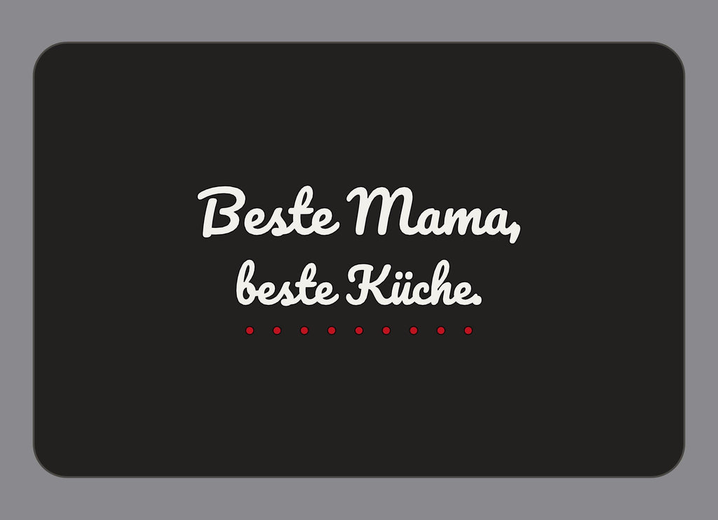 Display-Abdeckung passend für Thermomix TM7 – Beste Mama, beste Küche. | mehrfarbig, Wunschfarbe möglich