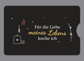 Display-Abdeckung passend für Thermomix TM6 – Für die Liebe meines Lebens koche ich | mehrfarbig, Wunschfarbe möglich