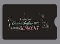 Display-Abdeckung passend für Thermomix TM6 – Liebe im Einmachglas | mehrfarbig, Wunschfarbe möglich