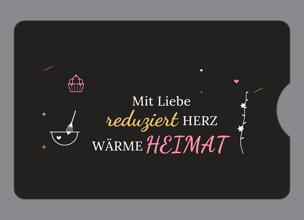 Display-Abdeckung passend für Thermomix TM6 – Mit Liebe reduziert | mehrfarbig, Wunschfarbe möglich
