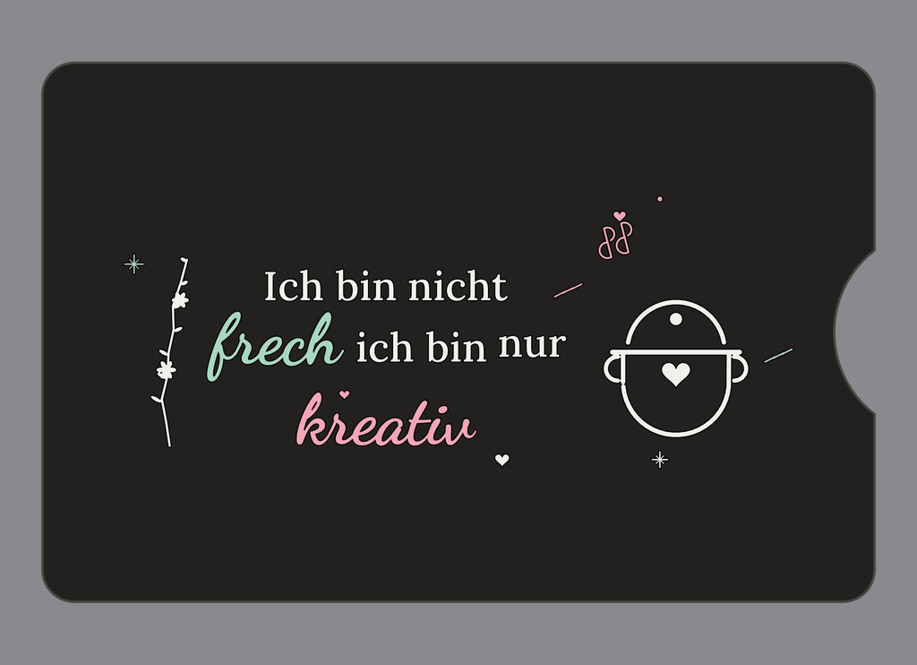 Display-Abdeckung passend für Thermomix TM6 – Ich bin nicht frech, ich bin nur kreativ | mehrfarbig, Wunschfarbe möglich