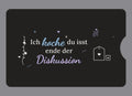Display-Abdeckung passend für Thermomix TM6 – Ich koche, du isst – Ende der Diskussion | mehrfarbig, Wunschfarbe möglich