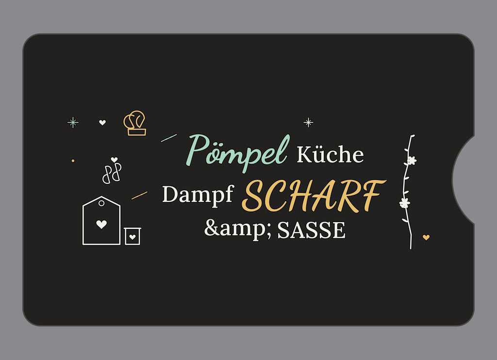 Display-Abdeckung passend für Thermomix TM6 – Pömpel Küche Dampf | mehrfarbig, Wunschfarbe möglich