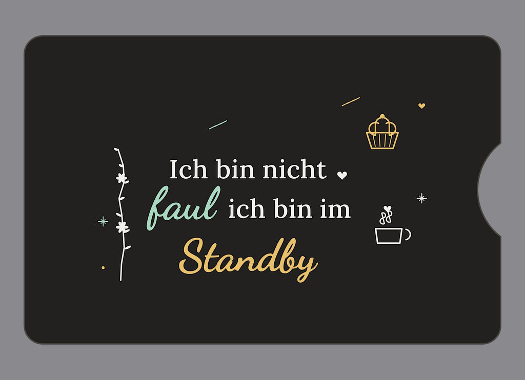 Display-Abdeckung passend für Thermomix TM6 – Ich bin nicht faul ich bin im Standby | mehrfarbig, Wunschfarbe möglich
