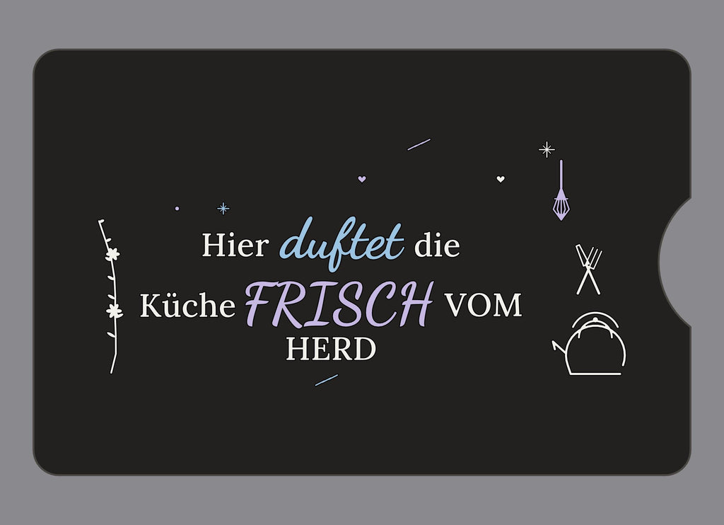 Display-Abdeckung passend für Thermomix TM6 – Hier duftet die Küche | mehrfarbig, Wunschfarbe möglich